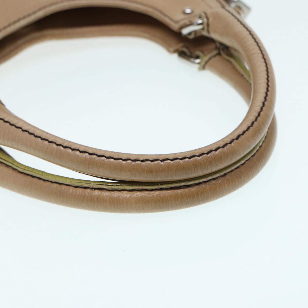 Chanel Hobo Beige Leather Handbag (Pre-Owned)