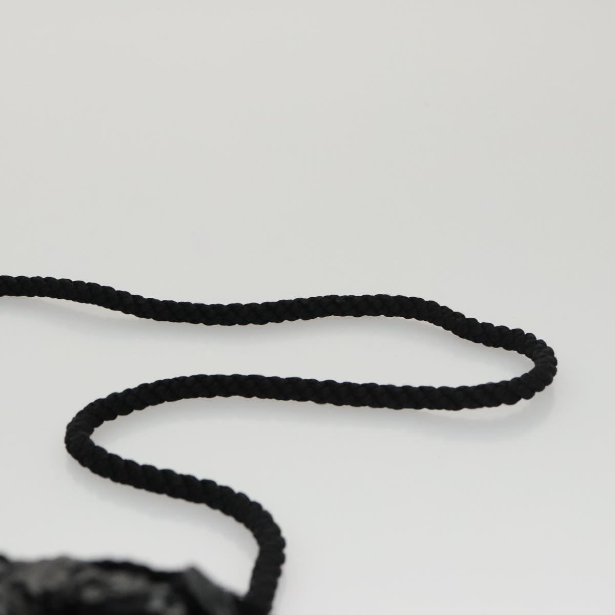Chanel Camellia Black Silk Shoulder Bag (Pre-Owned)