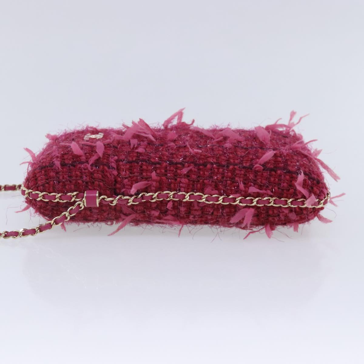 Chanel Pink Cotton Shoulder Bag (Pre-Owned)