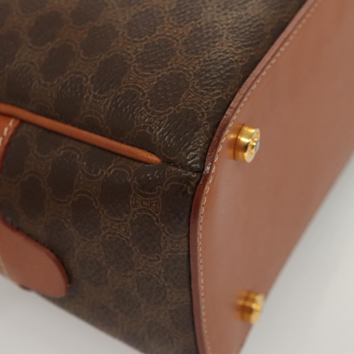 Céline Macadam Brown Canvas Handbag (Pre-Owned)