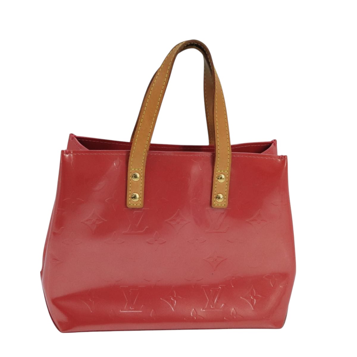 Louis Vuitton Reade Red Patent Leather Handbag (Pre-Owned)