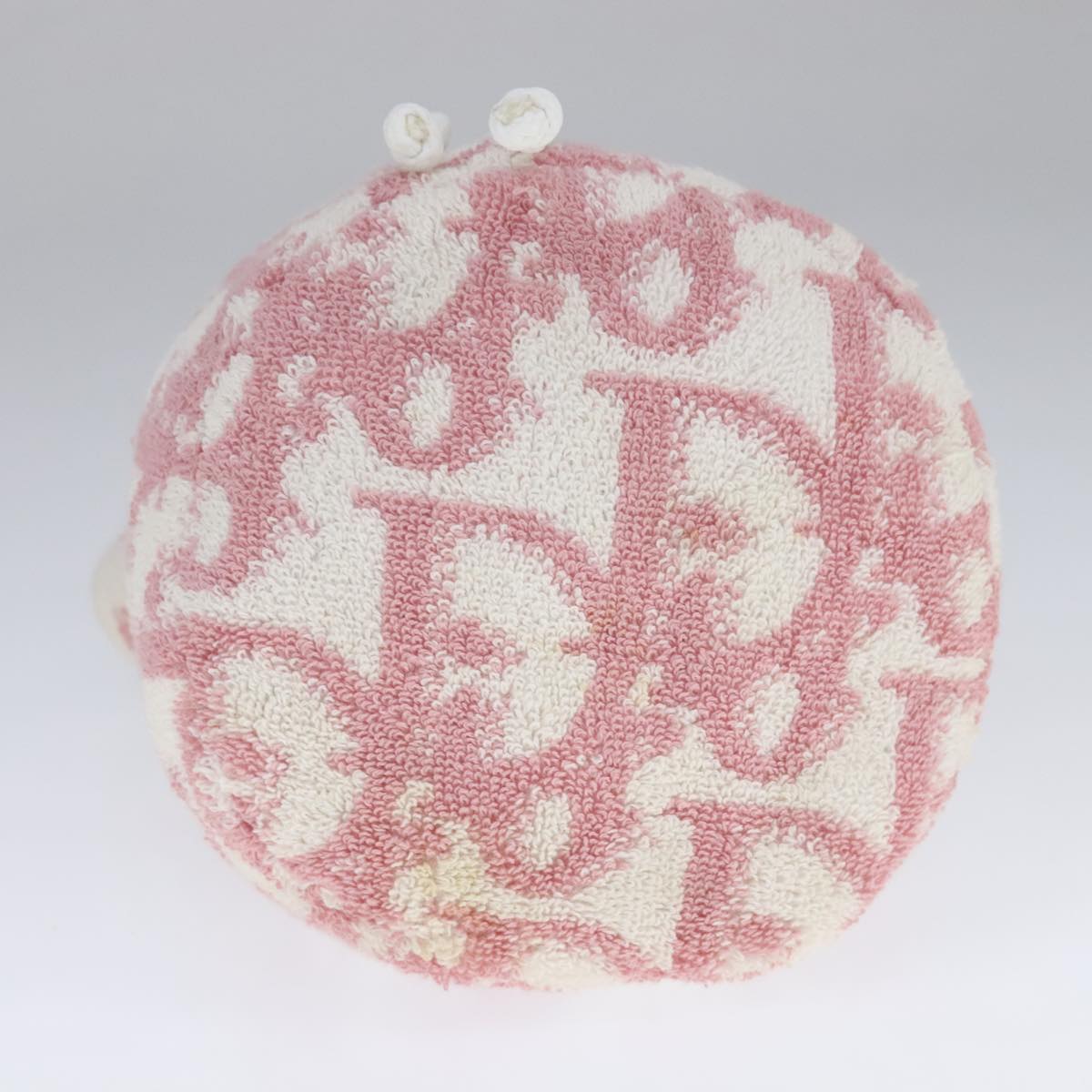 Dior Trotter Pink Cotton Clutch Bag (Pre-Owned)