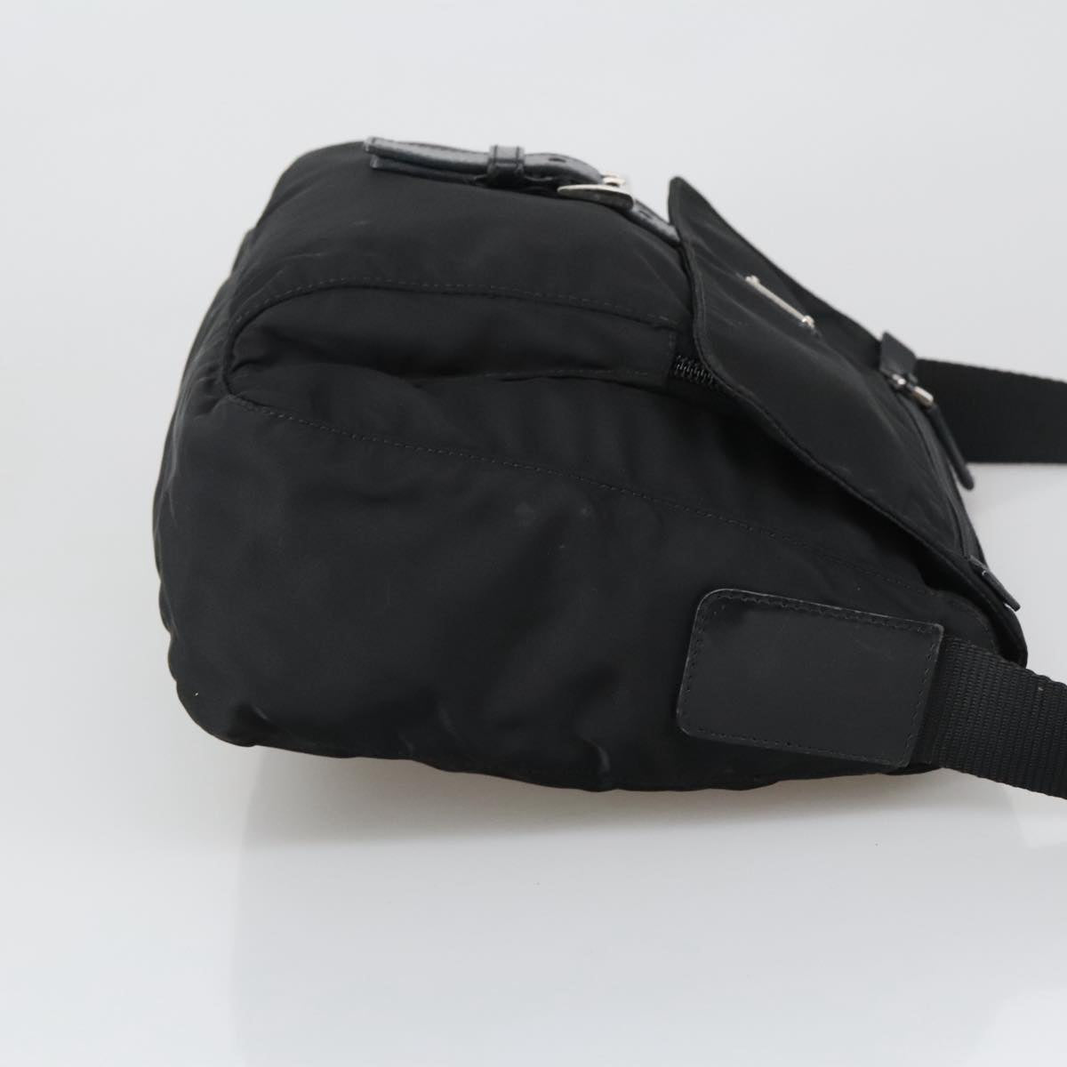 Prada Re-Nylon Black Synthetic Shoulder Bag (Pre-Owned)