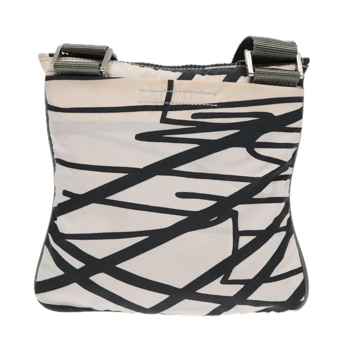 Prada Sports White Synthetic Shoulder Bag (Pre-Owned)