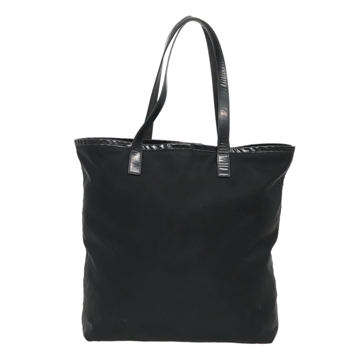 Prada Tessuto Black Synthetic Tote Bag (Pre-Owned)
