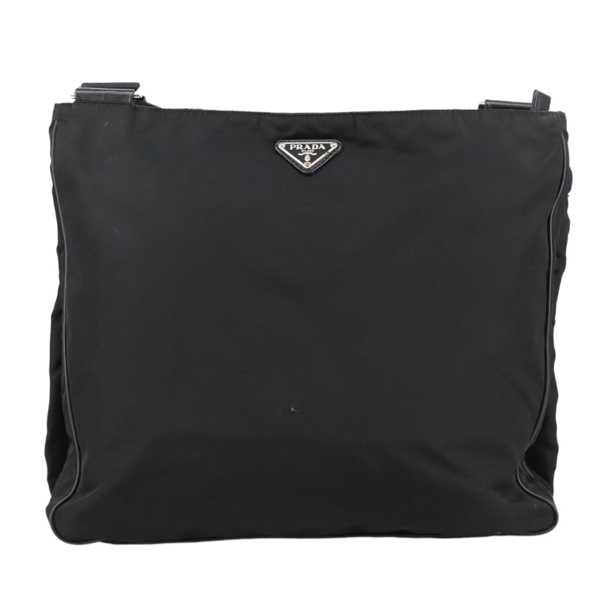 Prada Re-Nylon Black Synthetic Shoulder Bag (Pre-Owned)