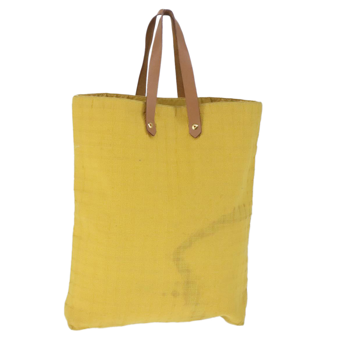 Hermès Yellow Cotton Tote Bag (Pre-Owned)
