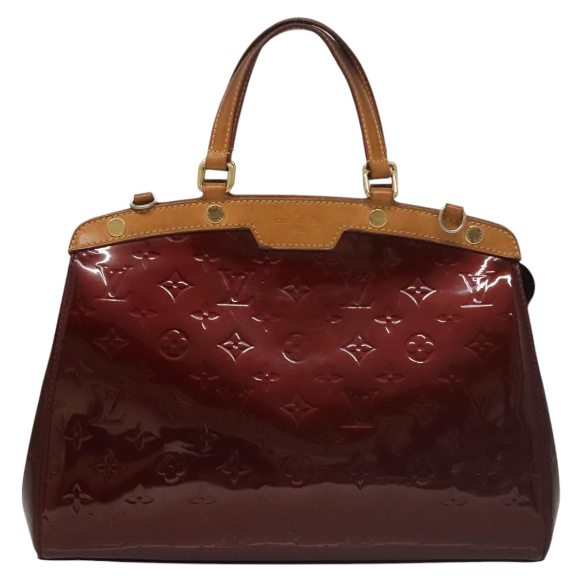Louis Vuitton Brea Purple Patent Leather Tote Bag (Pre-Owned)