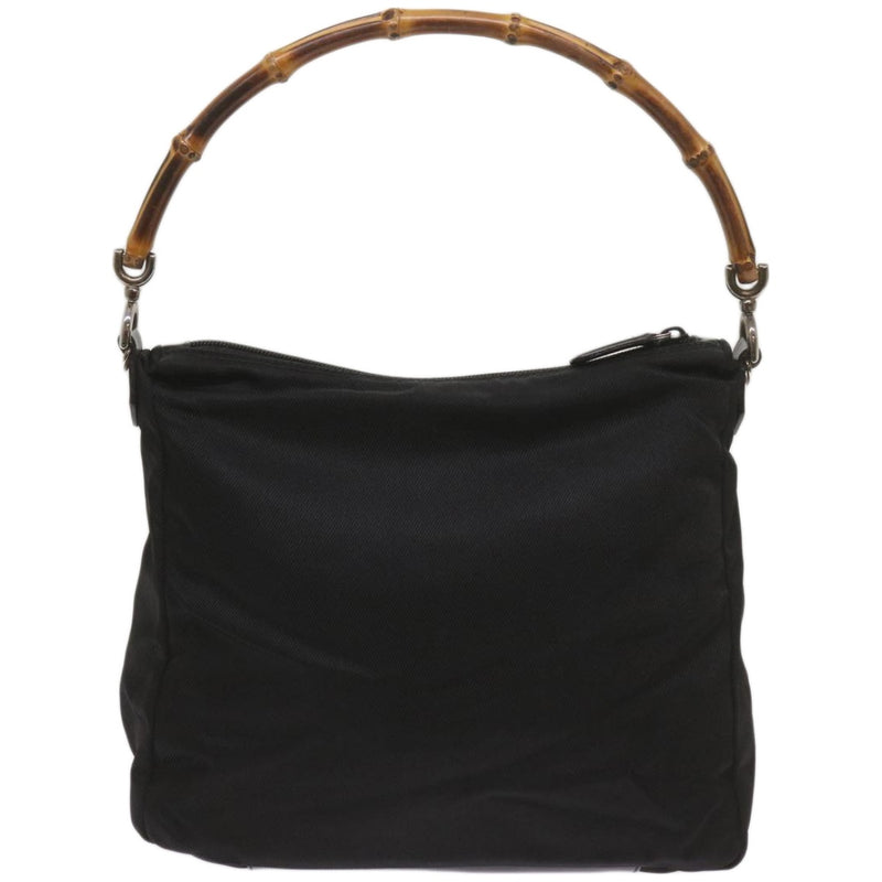 Gucci Bamboo Black Ceramic Handbag (Pre-Owned)