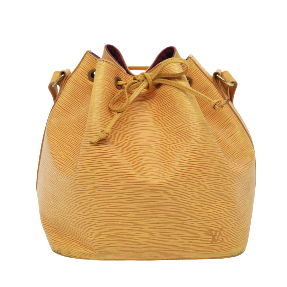Louis Vuitton Noé Red Leather Shoulder Bag (Pre-Owned)