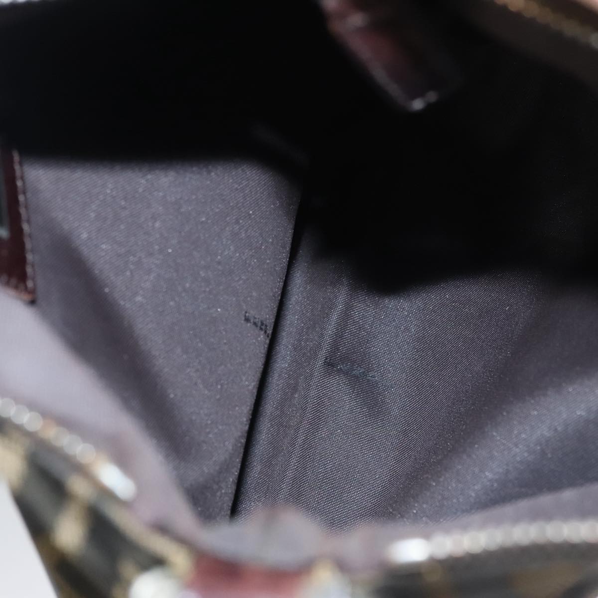 Fendi Hobo Brown Canvas Shoulder Bag (Pre-Owned)