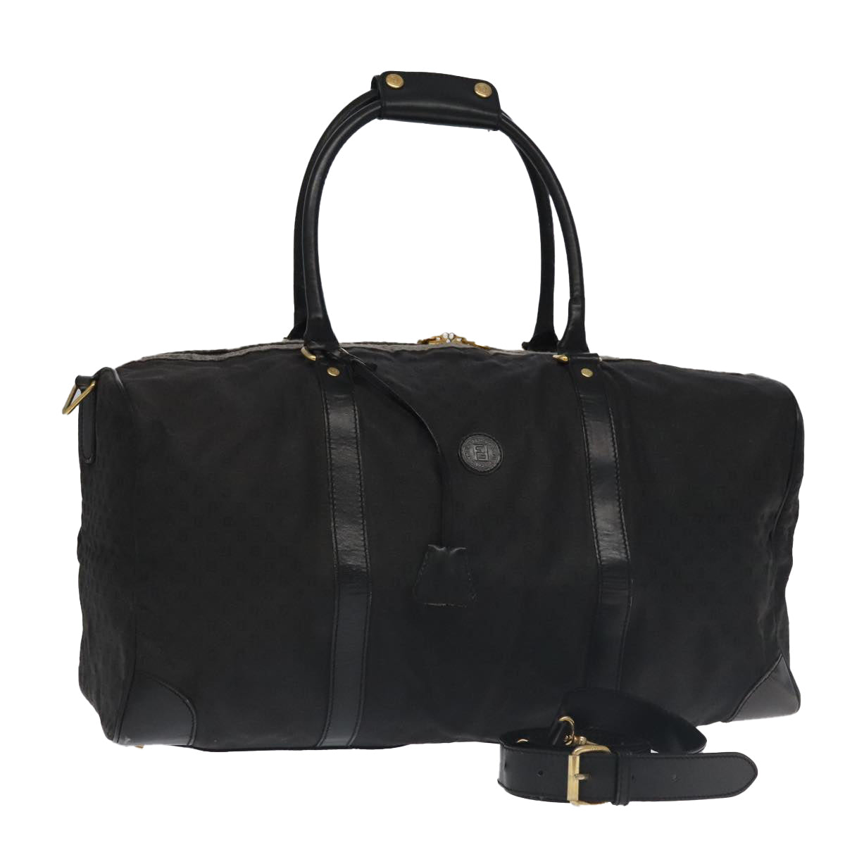 Fendi Black Canvas Travel Bag (Pre-Owned)