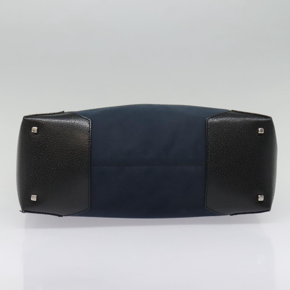 Salvatore Ferragamo Navy Canvas Tote Bag (Pre-Owned)