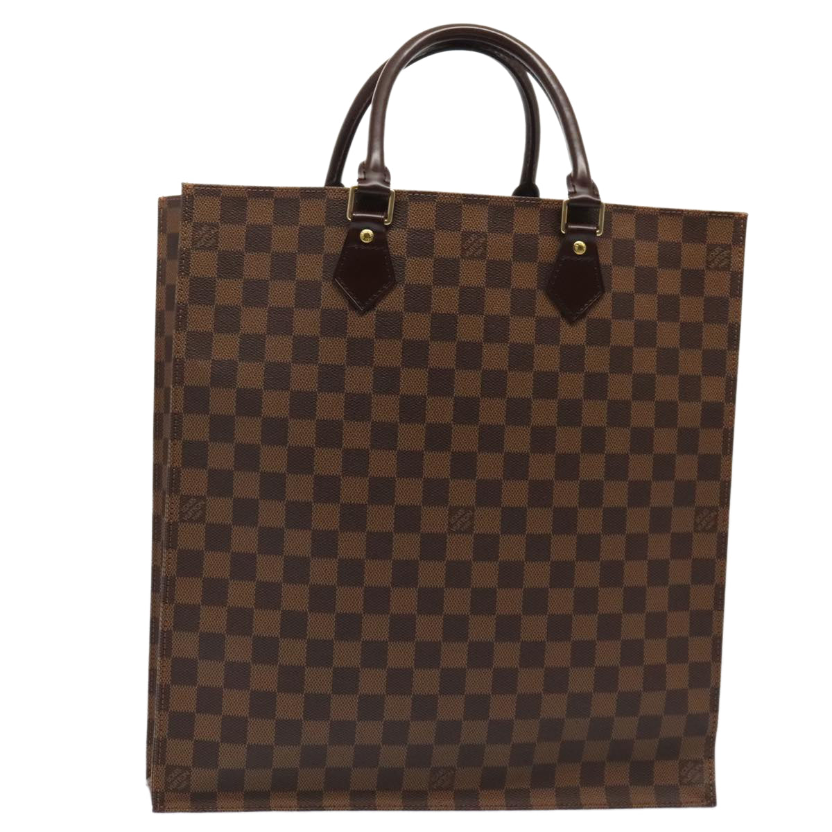 Louis Vuitton Sac Plat Brown Canvas Handbag (Pre-Owned)