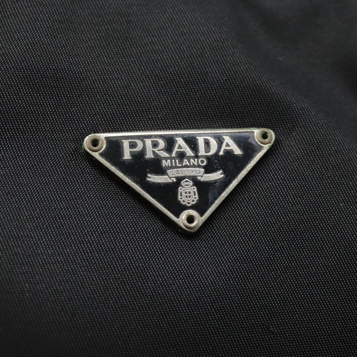 Prada Black Synthetic Handbag (Pre-Owned)