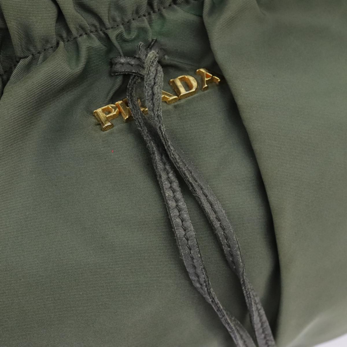 Prada Green Synthetic Handbag (Pre-Owned)