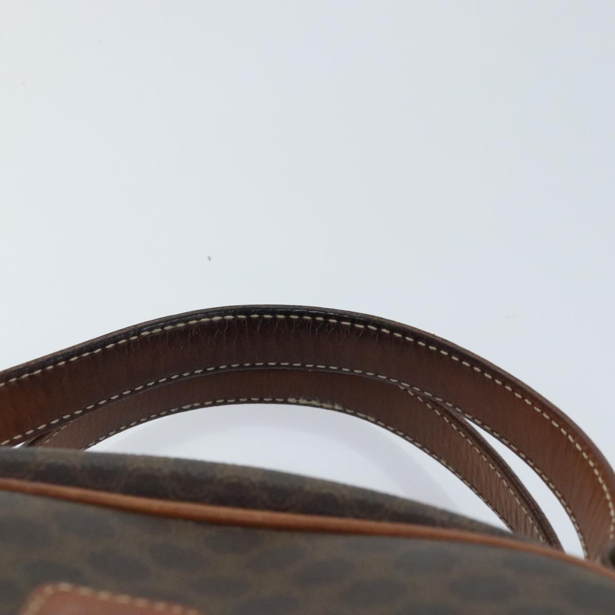 Céline Macadam Brown Canvas Handbag (Pre-Owned)