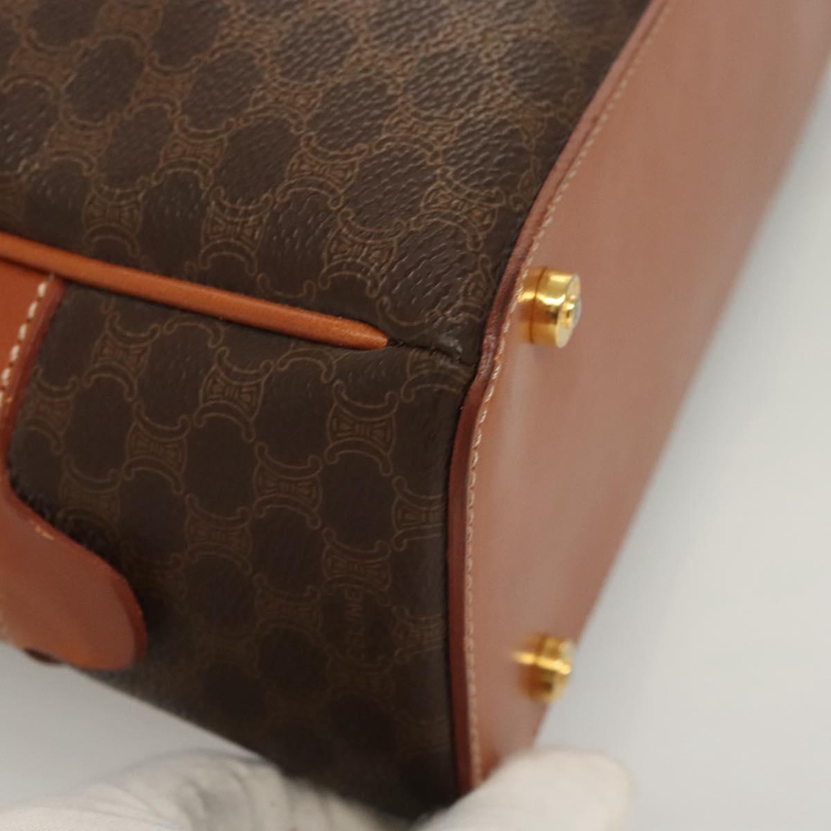 Céline Macadam Brown Canvas Handbag (Pre-Owned)