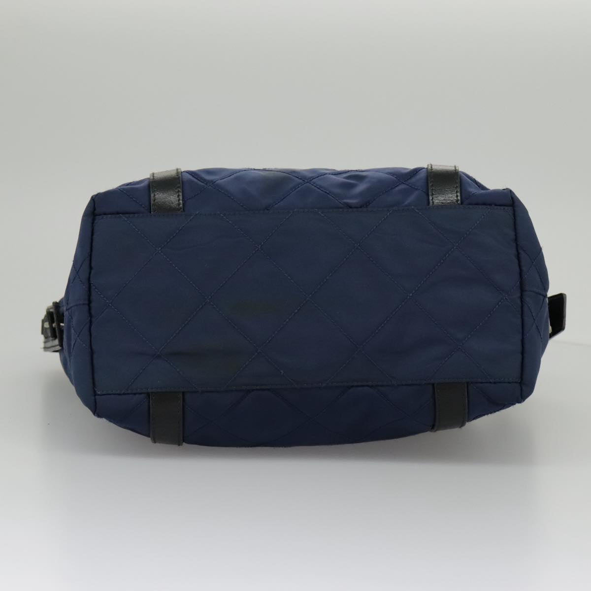 Prada Navy Synthetic Shoulder Bag (Pre-Owned)