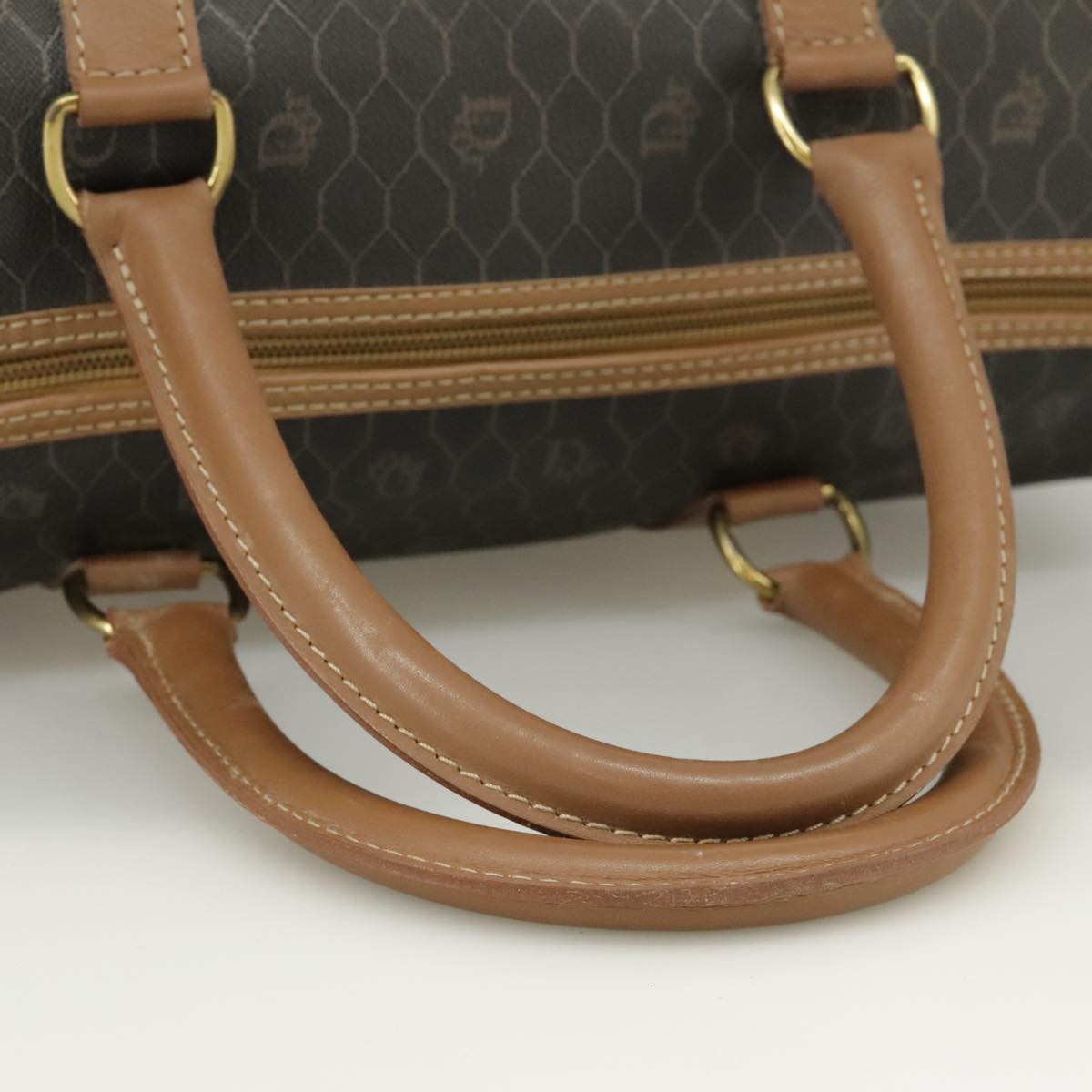 Dior Honeycomb Black Canvas Travel Bag (Pre-Owned)