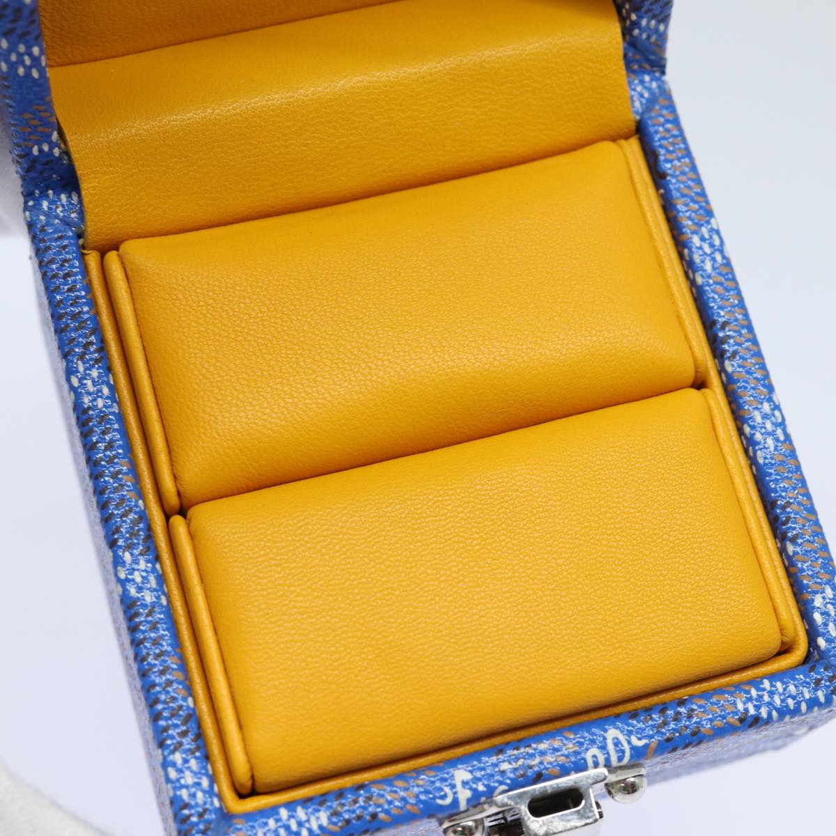 Goyard Herringbone Blue Canvas Jewelleryset Jewelry (Pre-Owned)
