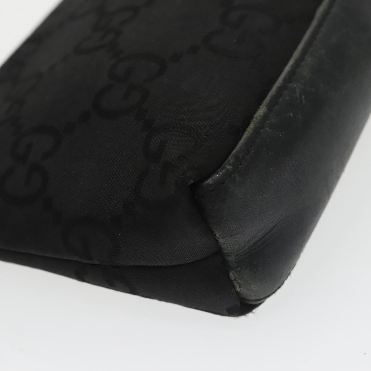 Gucci Black Canvas Clutch Bag (Pre-Owned)