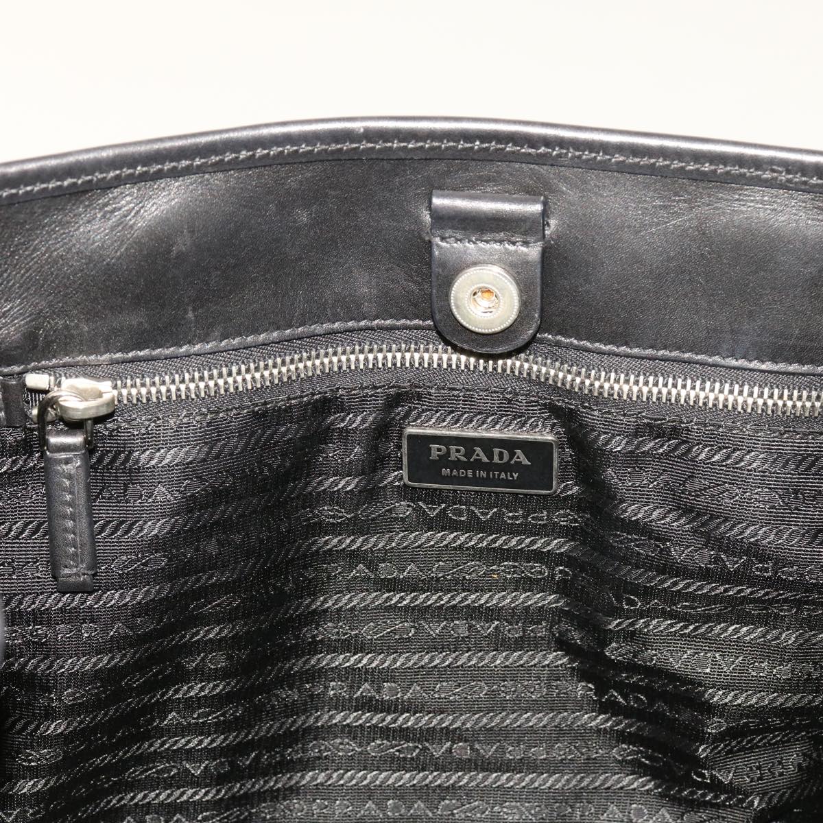 Prada Black Synthetic Tote Bag (Pre-Owned)