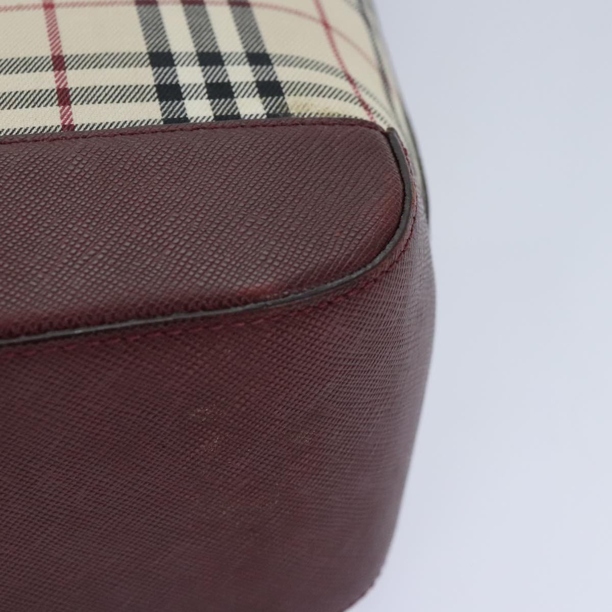 Burberry Nova Check Beige Canvas Tote Bag (Pre-Owned)