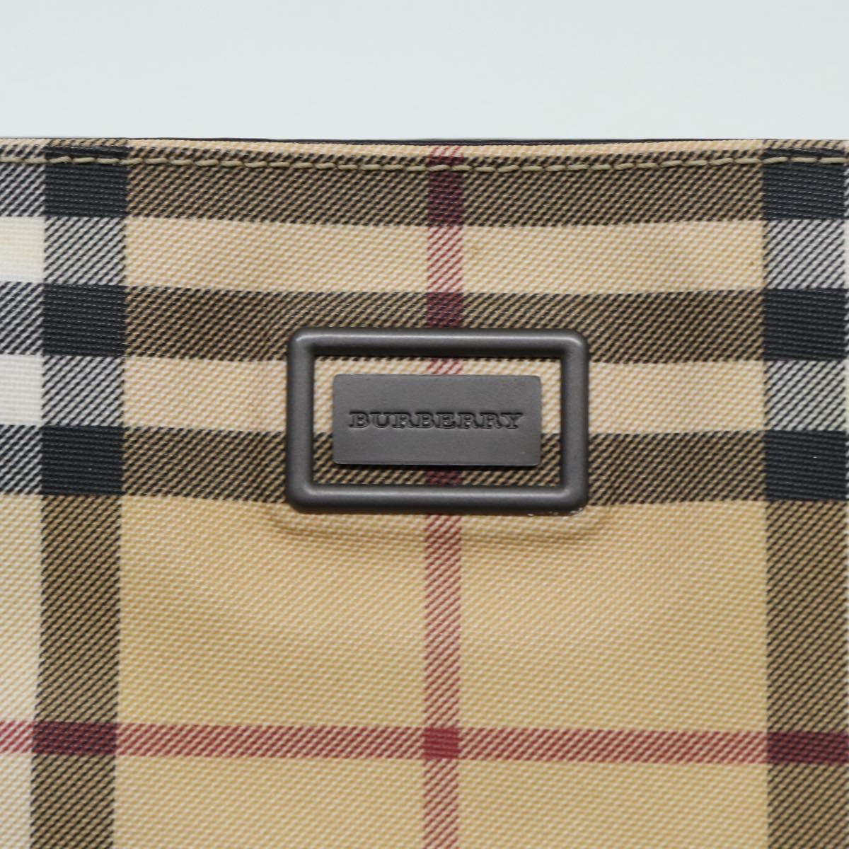 Burberry Nova Check Beige Canvas Tote Bag (Pre-Owned)