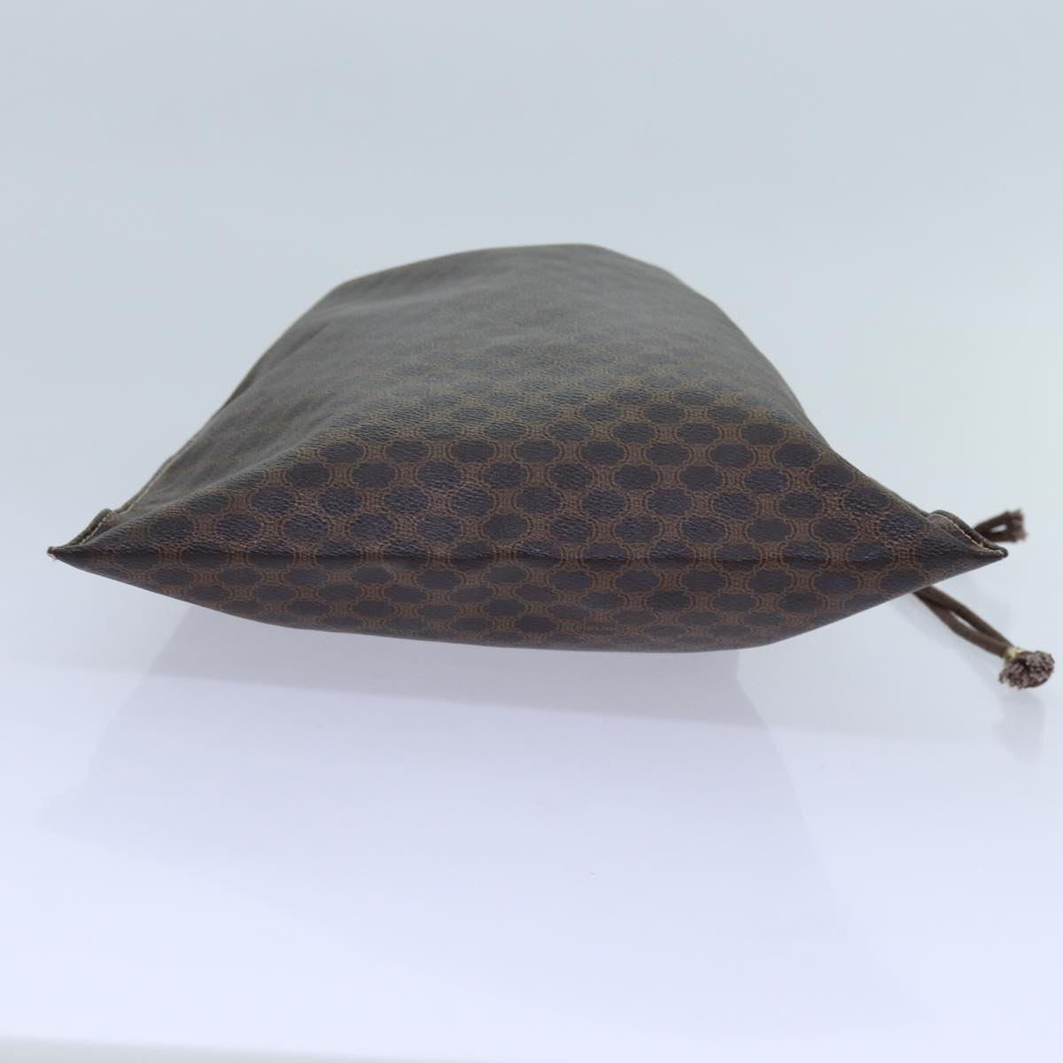 Céline Macadam Brown Canvas Clutch Bag (Pre-Owned)