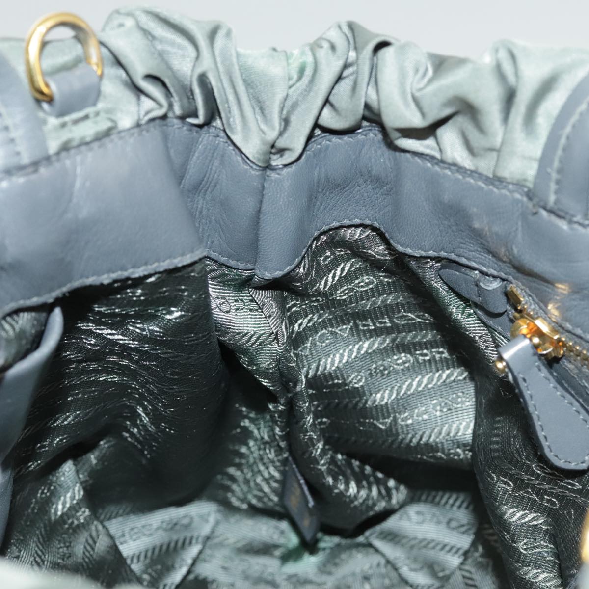 Prada Re-Nylon Khaki Synthetic Handbag (Pre-Owned)