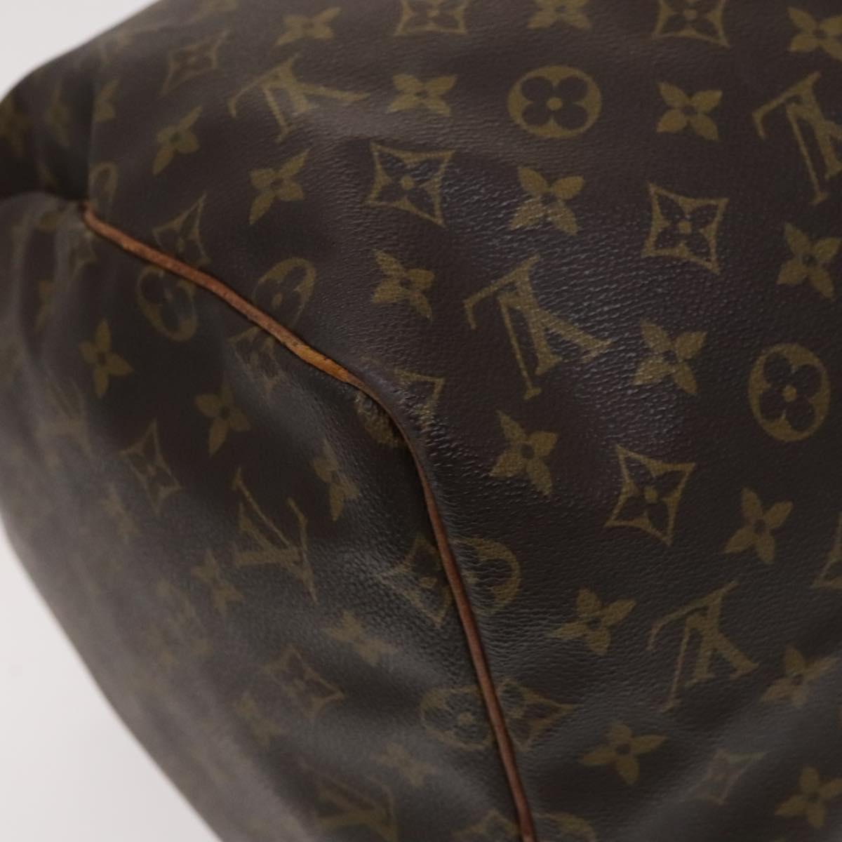 Louis Vuitton Keepall 55 Brown Canvas Travel Bag (Pre-Owned)