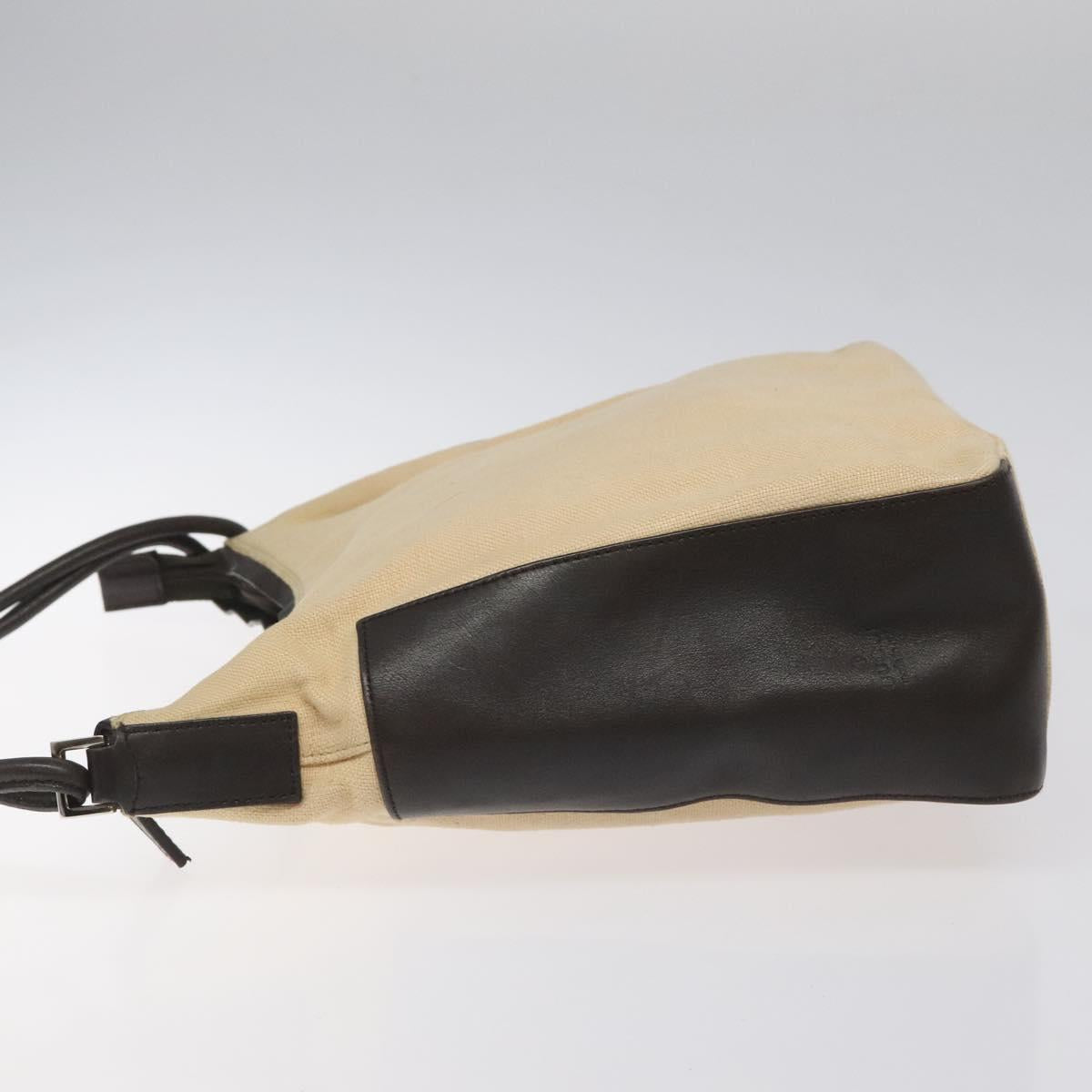 Gucci Beige Canvas Tote Bag (Pre-Owned)