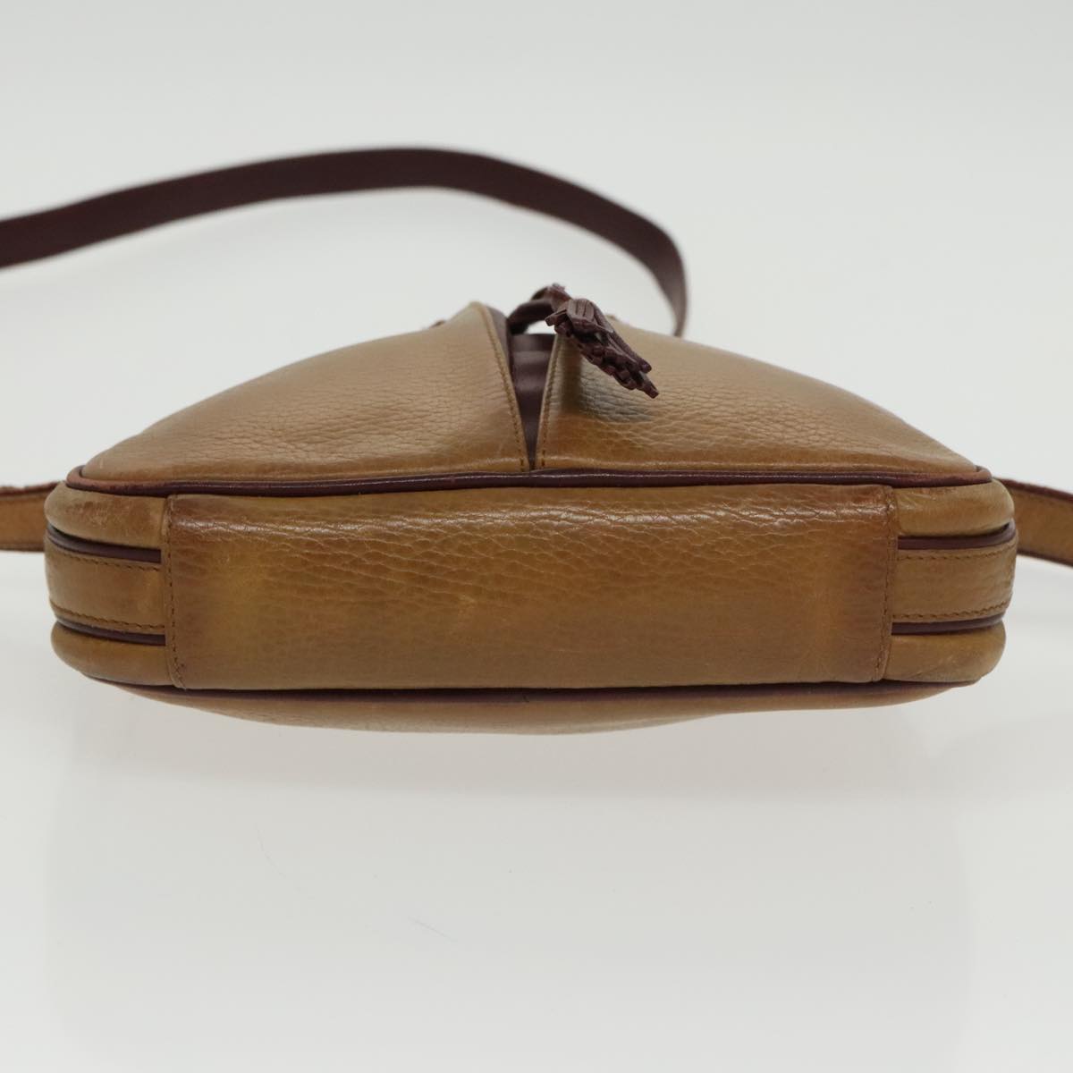 Cartier Must Line Brown Leather Shoulder Bag (Pre-Owned)