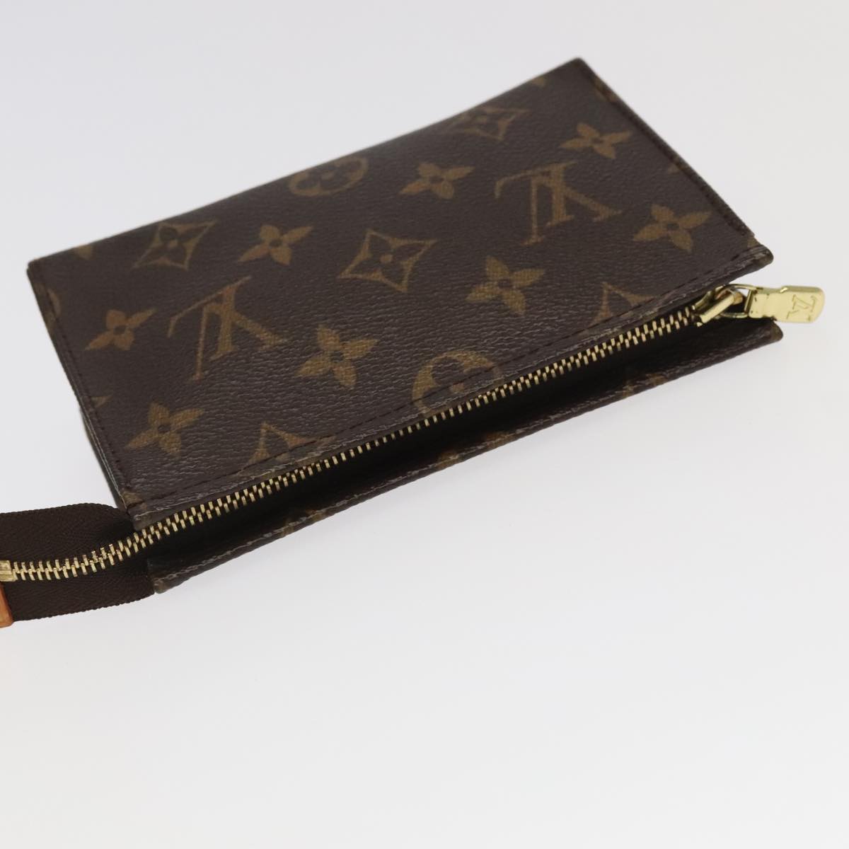 Louis Vuitton Trousse De Toilette Brown Canvas Clutch Bag (Pre-Owned)