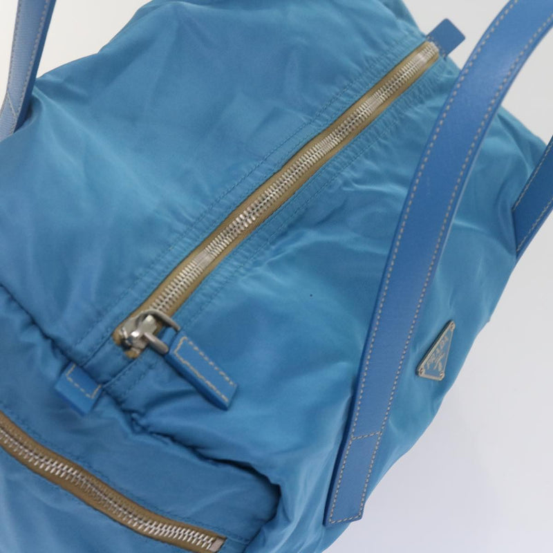 Prada Blue Synthetic Handbag (Pre-Owned)
