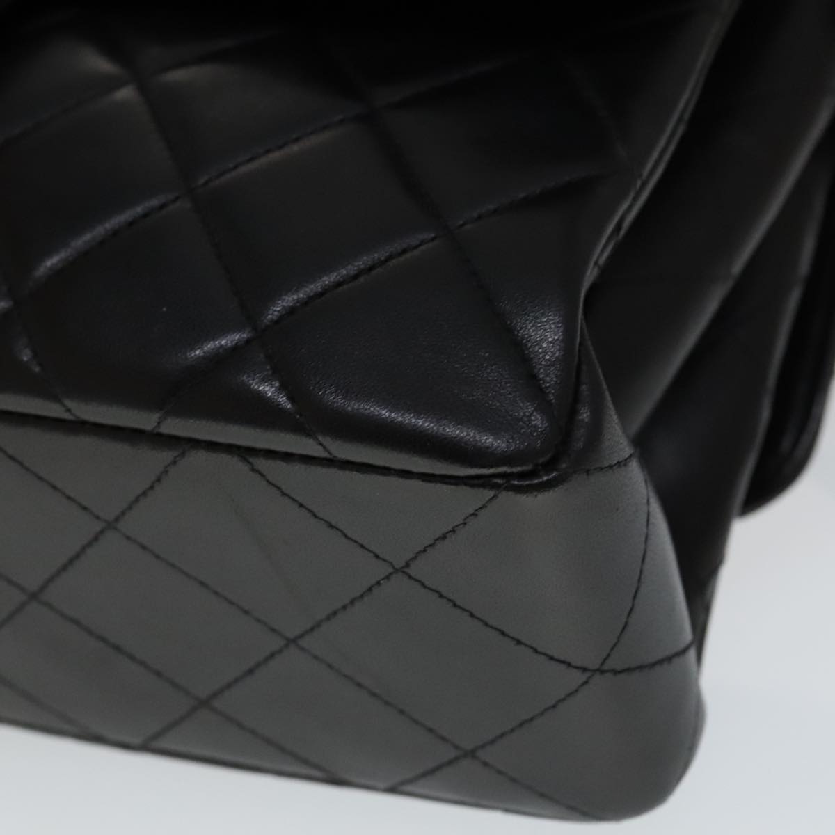 Chanel Timeless/Classique Black Leather Handbag (Pre-Owned)