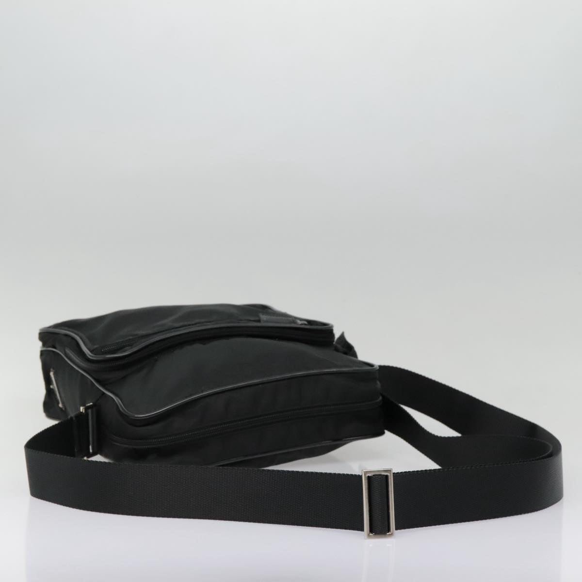 Prada Re-Nylon Black Synthetic Shoulder Bag (Pre-Owned)
