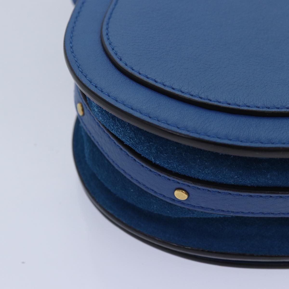 Chloé Nile Blue Leather Handbag (Pre-Owned)