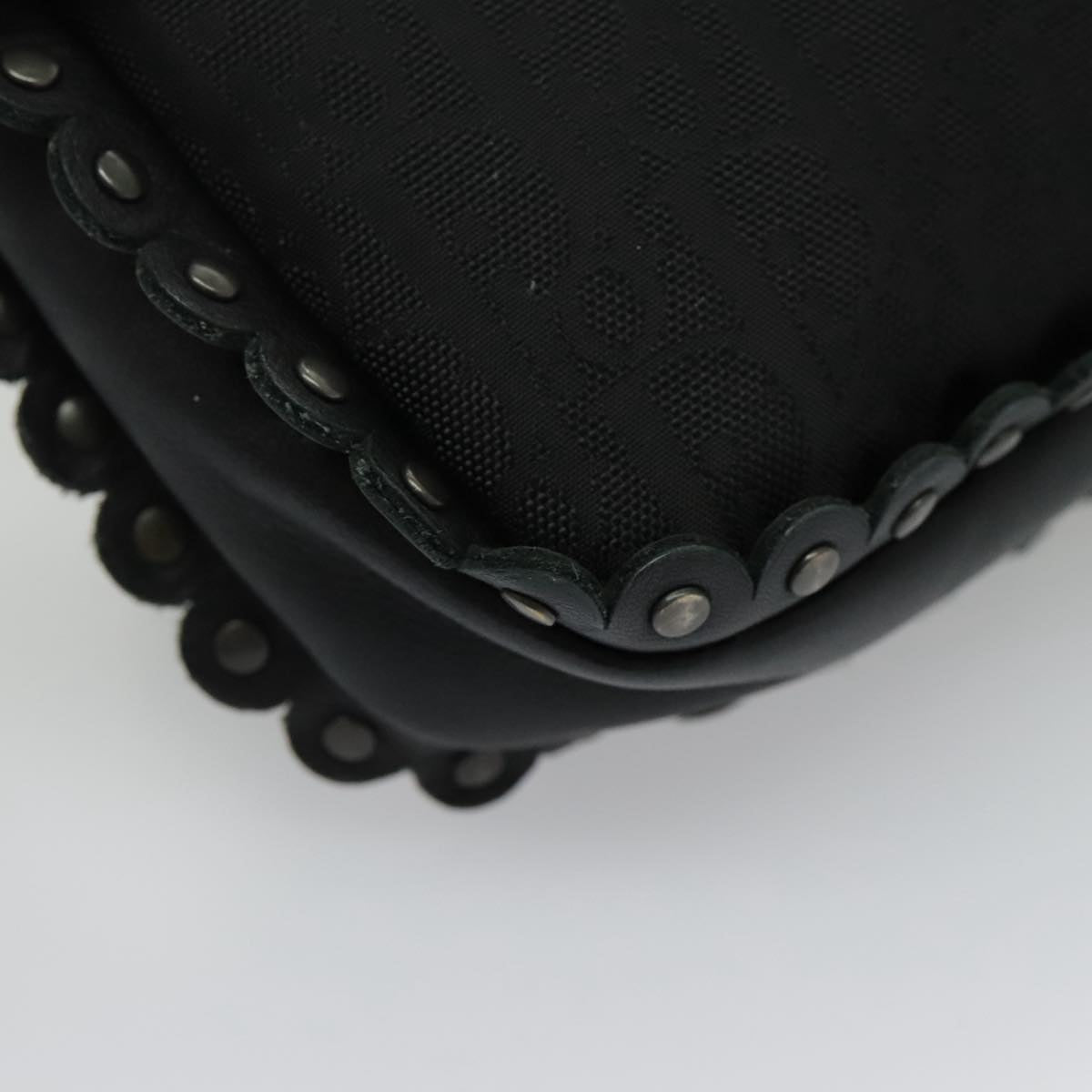 Dior Trotter Black Canvas Shoulder Bag (Pre-Owned)