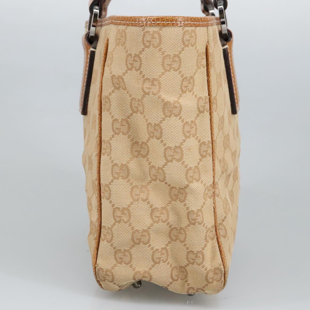 Gucci Beige Canvas Shoulder Bag (Pre-Owned)