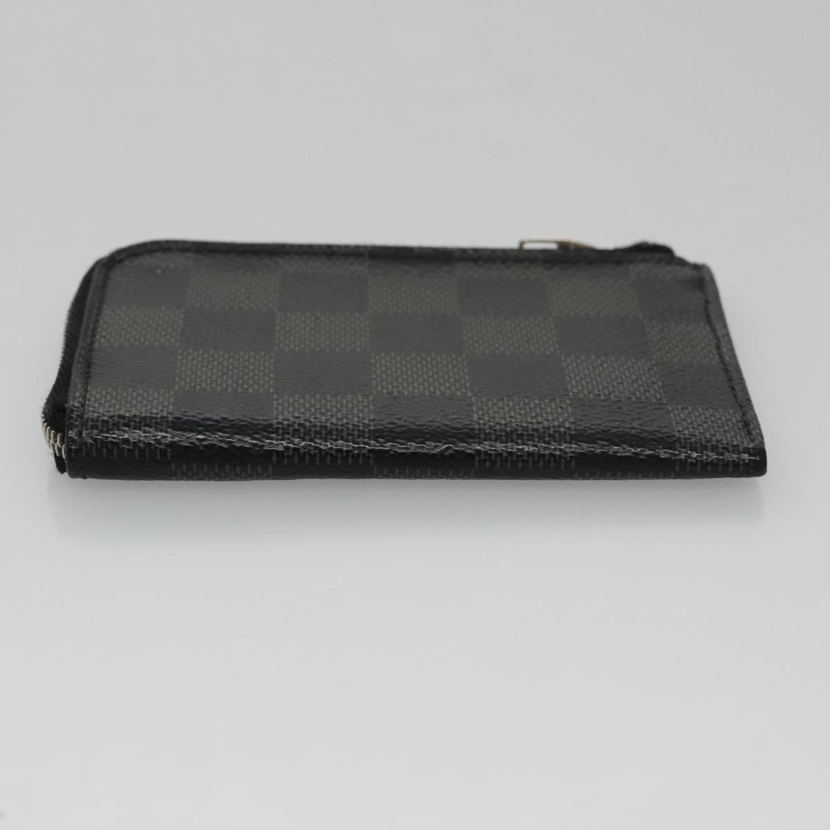 Louis Vuitton Porte Monnaie Jules Black Canvas Wallet  (Pre-Owned)