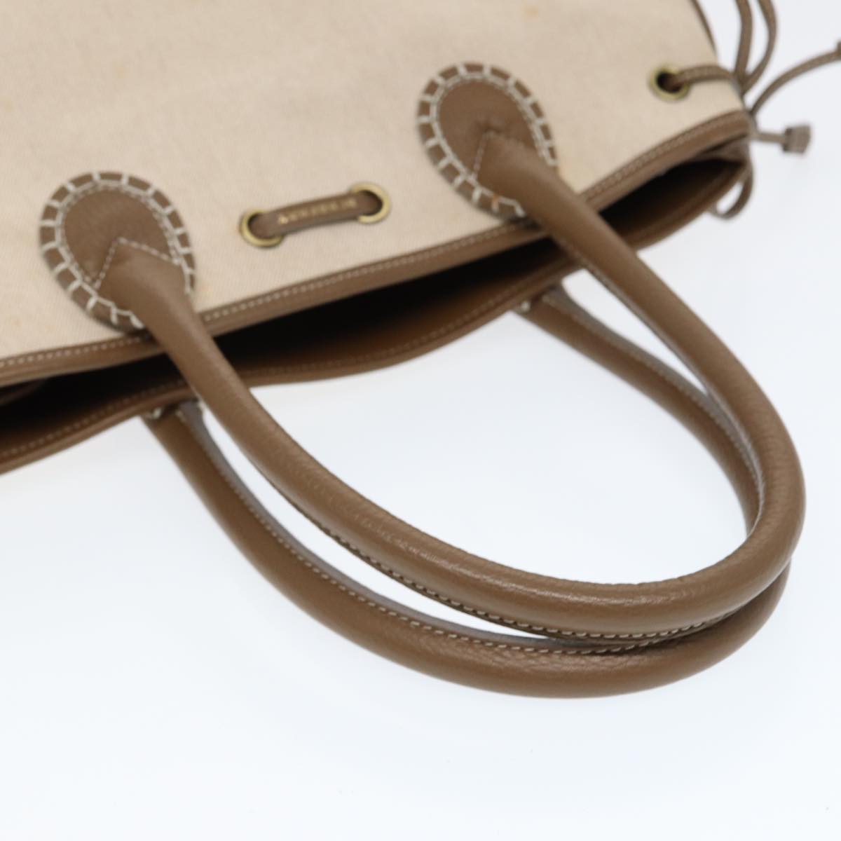 Burberry Beige Canvas Handbag (Pre-Owned)
