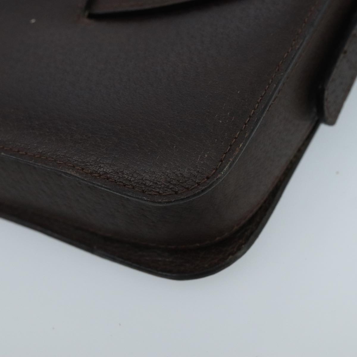 Valentino Garavani Brown Leather Shoulder Bag (Pre-Owned)