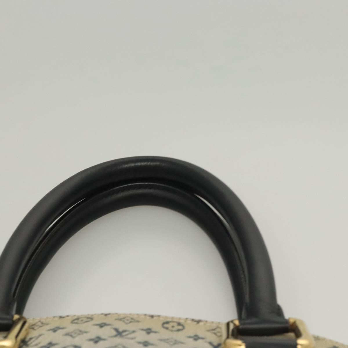 Louis Vuitton Alma Mini Black Canvas Handbag (Pre-Owned)