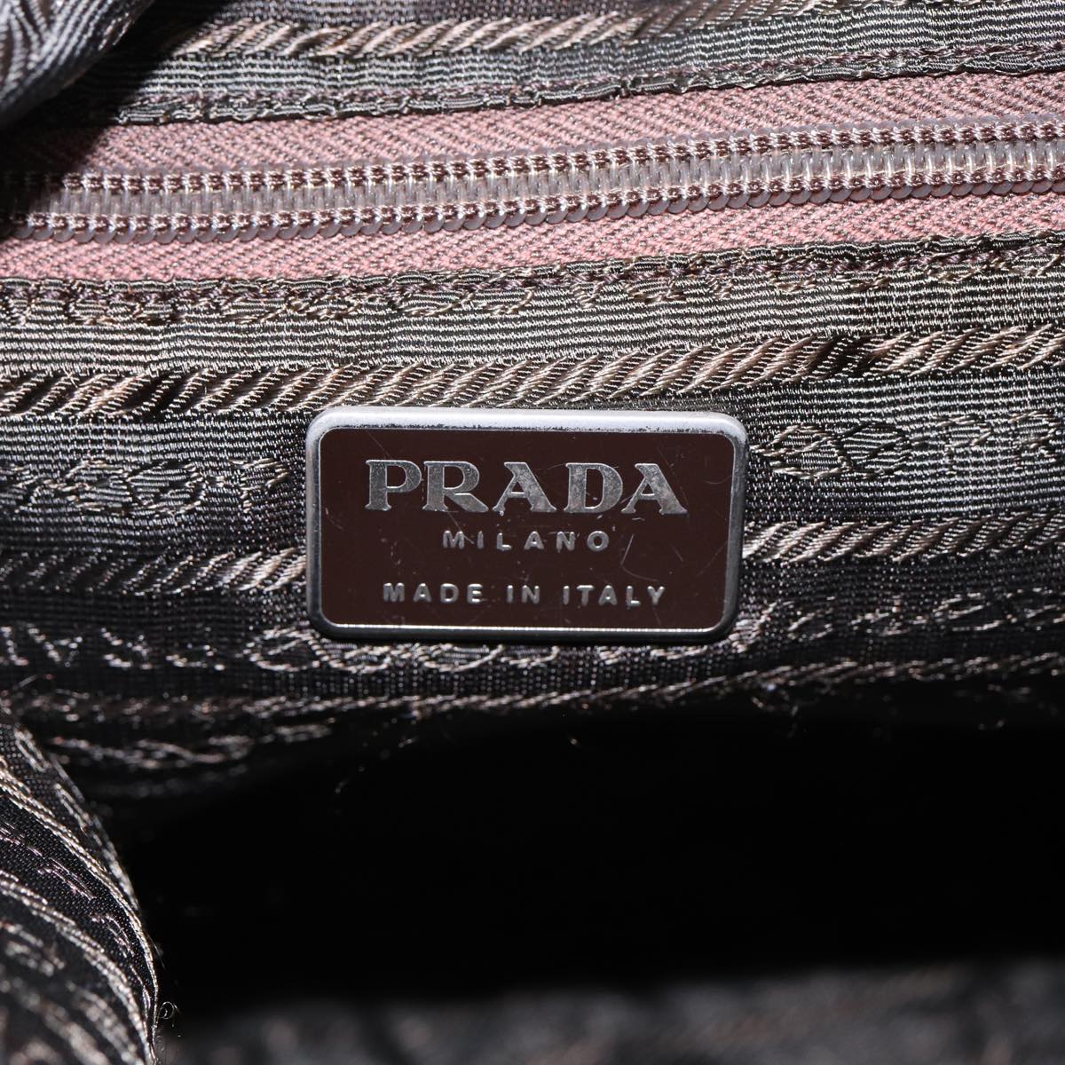 Prada Tessuto Beige Synthetic Tote Bag (Pre-Owned)
