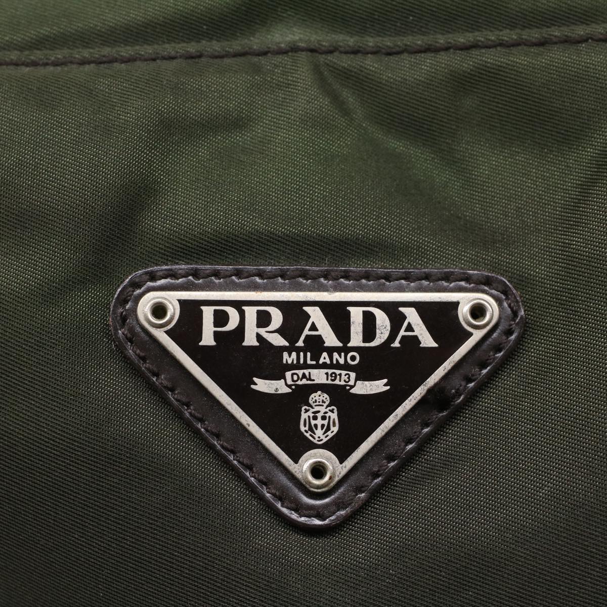 Prada Green Synthetic Handbag (Pre-Owned)
