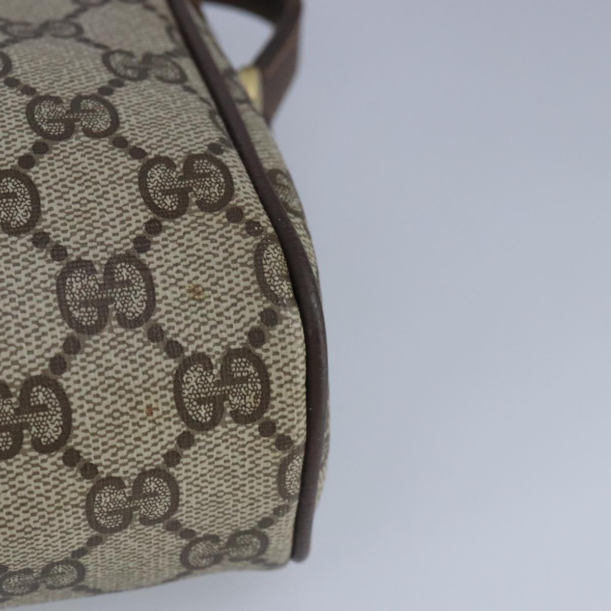 Gucci Ophidia Beige Canvas Shoulder Bag (Pre-Owned)