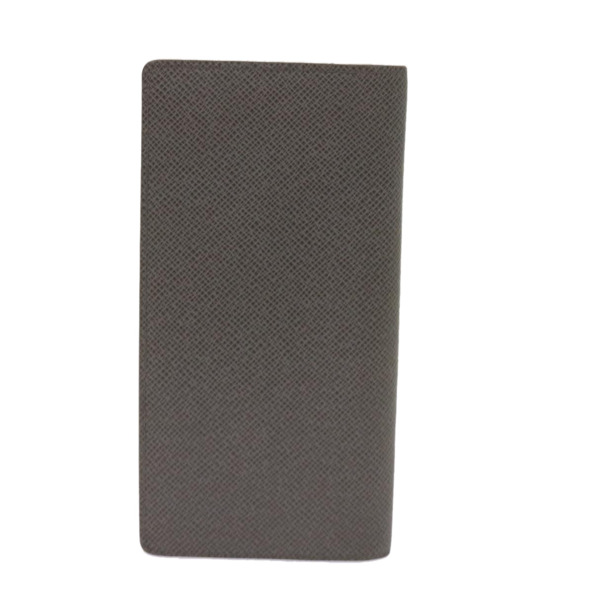 Louis Vuitton Portefeuille Brazza Grey Leather Wallet  (Pre-Owned)