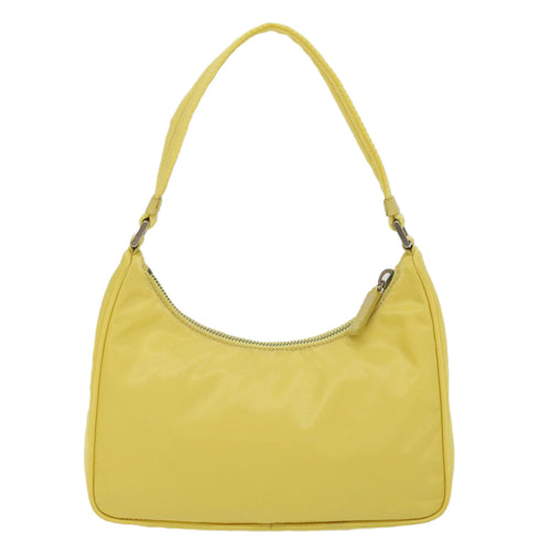Prada Yellow Synthetic Clutch Bag (Pre-Owned)